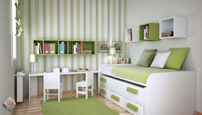 کاغذ دیواری برای فضا‌ی کوچک